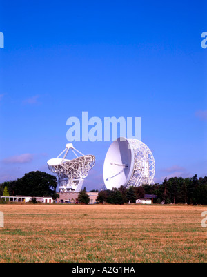 Le télescope de Jodrell Bank, en Angleterre Banque D'Images