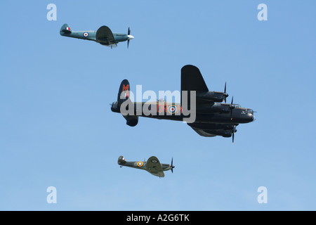 Battle of Britain Memorial Flight à Waddington International Airshow Banque D'Images