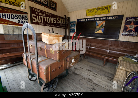 Assurance Prix Mangapps Railway Museum Burnham on Crouch Essex Banque D'Images