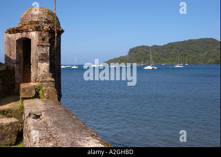 Fuerte de San Jeronimo Portobelo Colon Panama Amérique centrale pendant les diables et le Congo bi festival annuel Banque D'Images