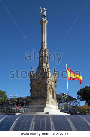 Plaza de Colón, Madrid, Espagne Banque D'Images