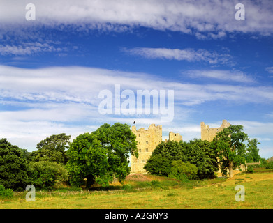 Bolton Castle dans le Yorkshire Dales england uk Banque D'Images