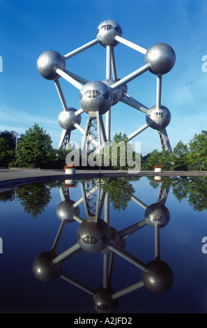 Belgique Bruxelles l'Atomium Banque D'Images