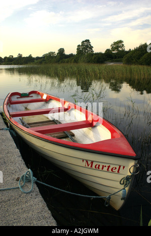 Coucher du soleil sur le Lough Arrow, Comté de Sligo, Irlande Banque D'Images