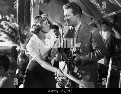Jeune homme avec une corne 1950 film avec Doris Day et Kirk Douglas Banque D'Images