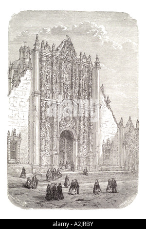 Sagrario chapelle Cathédrale Métropolitaine Mexico Mexique Amérique churrigueresqe néoclassique baroque Catholic Christian ornate c Banque D'Images