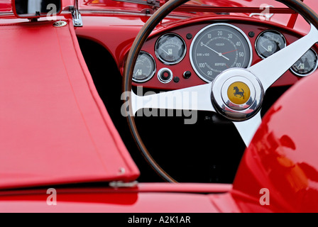 ^^250 'Ferrari Testarossa Spyder Scaglietti, ^^1957, cockpit, 'Pebble Beach Concours d'elégance' Californie' Banque D'Images