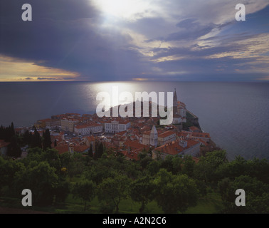 Piran Slovénie Banque D'Images