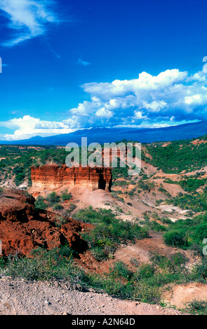 Site archéologique d'Olduvai Gorge est de plaines du Serengeti en Tanzanie Banque D'Images