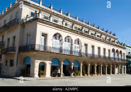 Hôtel Santa Isabel à la Plaza de Armas, La Havane Cuba Banque D'Images