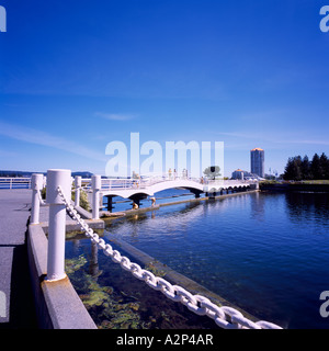 Swy Le-a-lana Lagoon Park dans la ville de Nanaimo sur l'île de Vancouver, British Columbia Canada Banque D'Images