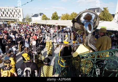 Festival de musique jazz Poitou France Banque D'Images