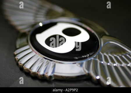 Insigne Bentley sur un turbo Banque D'Images