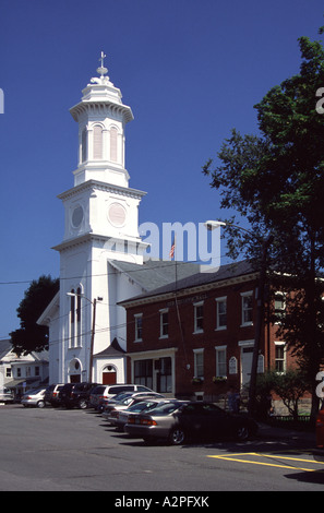 United Methodist Church, North Main Street, Ipswich, Massachusetts, New England, USA Banque D'Images