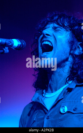 Gruff Rhys gallois de Super Furry Animals rock band Banque D'Images