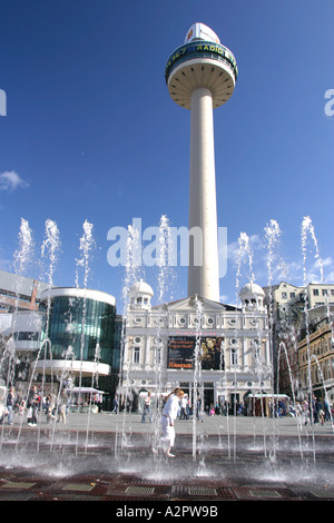 Fontaines de williamson square Liverpool 2005 Banque D'Images