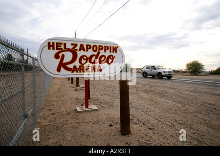 Les courses de tondeuse en Arizona Banque D'Images