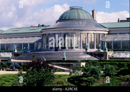 Bruxelles Belgique - Jardin Botanique - Jardin Botanique Kruidtuin bâtiment principal de Bruxelles Le Botanique Banque D'Images