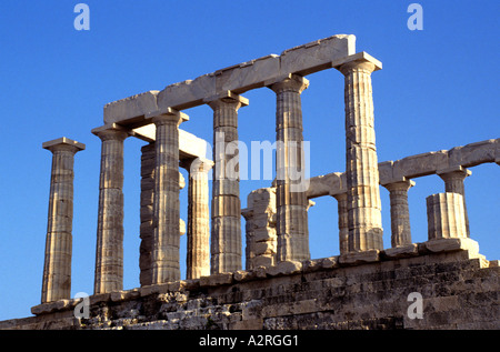 Temple d'Apollon à Delphes Grèce centrale Banque D'Images