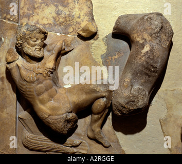 Delphi Grèce Greek Hercules Archéologie Musée Banque D'Images