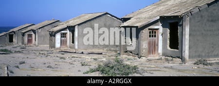 La Namibie d'abandonner les travailleurs blancs à l'hébergement à Elizabeth Bay Diamond Mine Namibie Banque D'Images