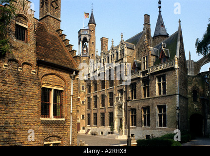 Brugge Bruges Belgique flamande Gruuthusemuseum Ville Ville Banque D'Images
