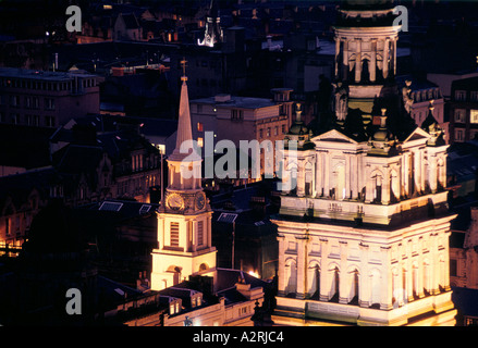 Vue sur Ville Glasgow Ecosse 1992 1992 Banque D'Images