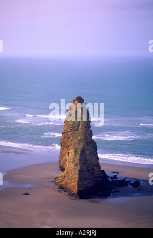 La pile de la mer le long de la côte de l'Oregon à Cape Blanco, près de Port Orford, Oregon, USA - l'océan Pacifique, au nord-ouest du Pacifique Banque D'Images