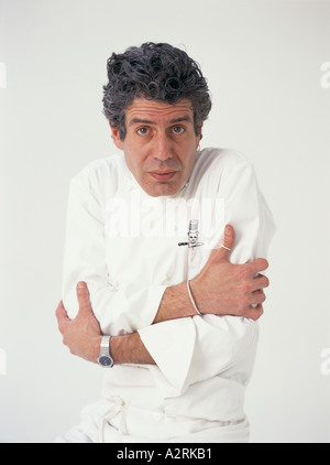 Chef de l'écrivain Anthony Bourdain confidentielle cuisine aventures dans les bas-fonds culinaire 2000 Banque D'Images