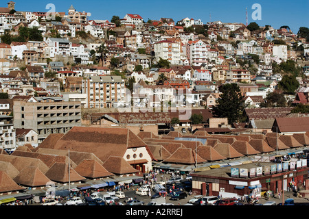 La Ville d'Antananarivo de mille est la capitale de Madagascar, avec une population de 1 403 449 Madagascar Banque D'Images