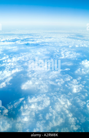 Des nuages en vue d'en haut Vue aérienne Banque D'Images