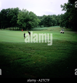 Terrain de golf conçu par Ronald FREAM ARCANGUES PAYS BASQUE FRANCE Banque D'Images