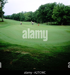 Terrain de golf conçu par Ronald FREAM ARCANGUES PAYS BASQUE FRANCE Banque D'Images