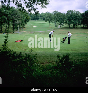 Terrain de golf conçu par Ronald FREAM ARCANGUES PAYS BASQUE FRANCE Banque D'Images