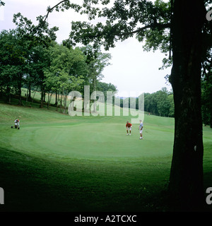 Terrain de golf conçu par Ronald FREAM ARCANGUES PAYS BASQUE FRANCE Banque D'Images