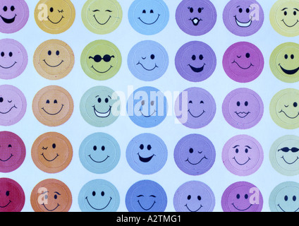 Smileys (Moyen format) Banque D'Images