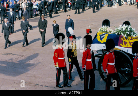 Funérailles de la princesse Diana central London sept 1997 Banque D'Images