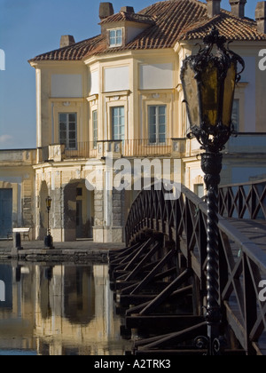 Fusaro - Maison pour la chasse - sur le lac Fusaro - Architecture par Luigi Vanvitelli - royal casina Ostrichina Bacoli, Pozzuoli, Banque D'Images