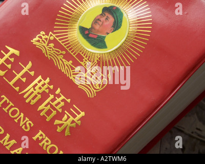 Livre rouge de Mao Banque D'Images