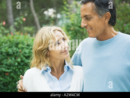 Jeune couple, portrait Banque D'Images