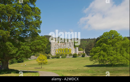 L'Irlande du Nord County Down Castlewellan Forest Park castle Banque D'Images