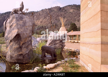 Nk'Mip Desert Cultural Centre, Osoyoos, en Colombie-Britannique, au sud de l'Okanagan, Colombie-Britannique, Canada - désert de Sonora Banque D'Images