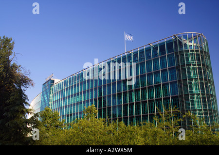 Siège de l'Organisation météorologique mondiale à Genève, Suisse Banque D'Images