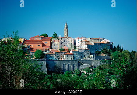 Moscenicka Draga Croatie Istrie Mer Méditerranée Banque D'Images