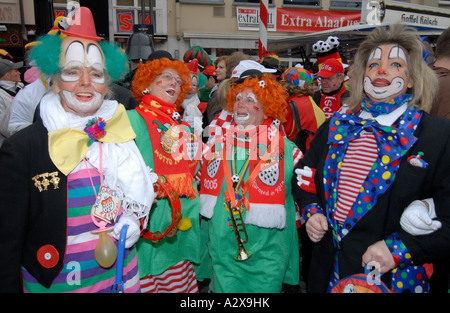 Fêtards carnaval à Cologne Banque D'Images