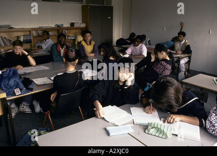 Quintin kynaston school kids en Études sociales Leçon Banque D'Images