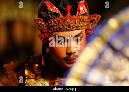 Legong dance au Ubud, Bali, Indonésie Banque D'Images