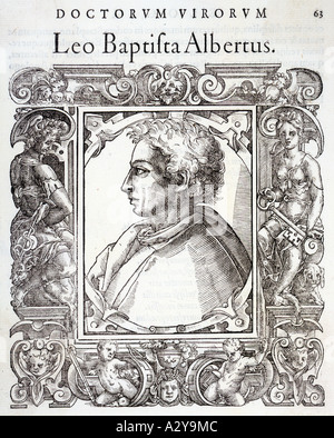 Leon Battista Alberti Banque D'Images