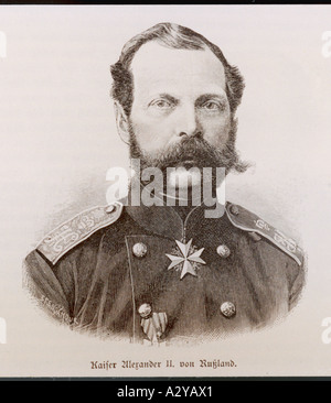 Le tsar Alexandre II Brenda Banque D'Images