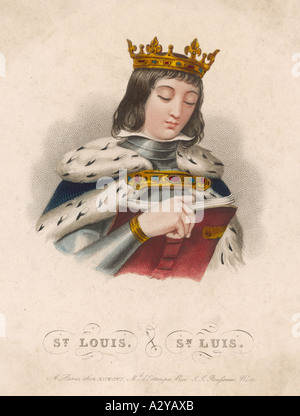 Louis Ix Head Banque D'Images